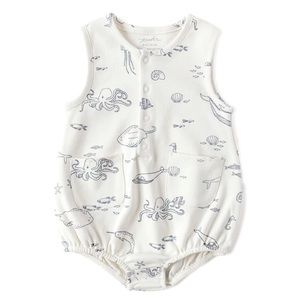 Pehr sleeveless romper. Size 3-6 month.